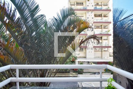 varanda sala de kitnet/studio para alugar com 1 quarto, 42m² em Paraíso, São Paulo