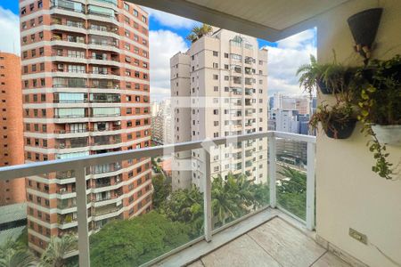 Sacada de apartamento à venda com 3 quartos, 106m² em Vila Nova Conceição, São Paulo