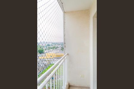 Varanda da Sala de apartamento à venda com 3 quartos, 61m² em Vila Homero Thon, Santo André
