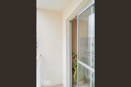 Varanda da Sala de apartamento à venda com 3 quartos, 61m² em Vila Homero Thon, Santo André