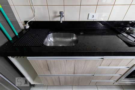 Sala e Cozinha de apartamento à venda com 1 quarto, 45m² em Centro, Curitiba