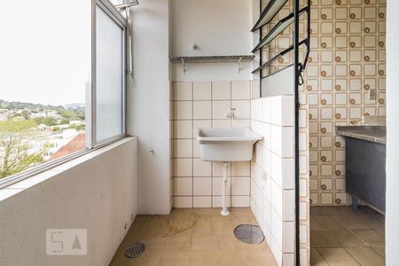 Apartamento à venda com 84m², 2 quartos e 1 vagaDetalhe da area de serviço