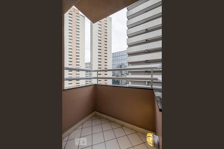 Sala - Varanda de kitnet/studio para alugar com 1 quarto, 30m² em Paraíso, São Paulo