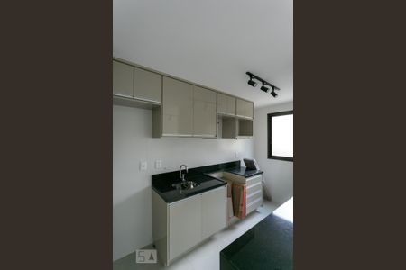 Apartamento à venda com 45m², 1 quarto e 2 vagasCozinha e Área de Serviço