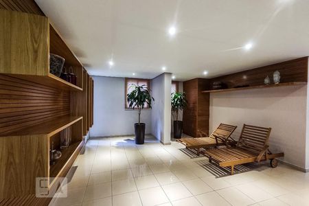 Apartamento para alugar com 50m², 1 quarto e 1 vaga Apartamento para alugar com 50m², 1 quarto e 1 vagaÁrea Comum - Descanso da Sauna