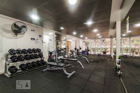 Apartamento para alugar com 50m², 1 quarto e 1 vaga Apartamento para alugar com 50m², 1 quarto e 1 vagaÁrea Comum - Academia