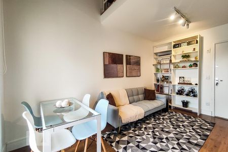 Sala de apartamento para alugar com 1 quarto, 50m² em Vila Andrade, São Paulo