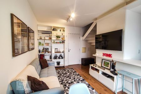 Sala de apartamento para alugar com 1 quarto, 50m² em Vila Andrade, São Paulo