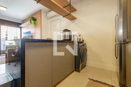 Sala/Cozinha de apartamento à venda com 1 quarto, 50m² em Jardim das Bandeiras, São Paulo