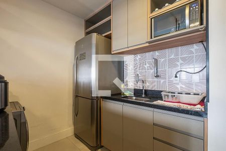 Sala/Cozinha de apartamento à venda com 1 quarto, 50m² em Jardim das Bandeiras, São Paulo