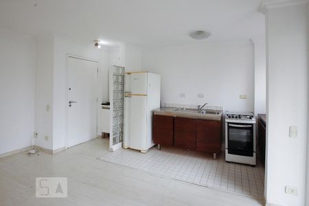 Sala de apartamento à venda com 1 quarto, 42m² em Indianópolis, São Paulo
