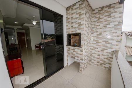 Sacada com churrasqueira de apartamento para alugar com 2 quartos, 80m² em Ingleses do Rio Vermelho, Florianópolis