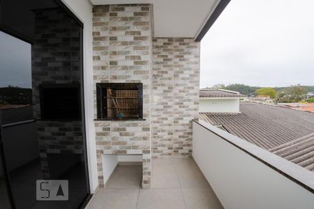 Sacada com churrasqueira de apartamento para alugar com 2 quartos, 80m² em Ingleses do Rio Vermelho, Florianópolis