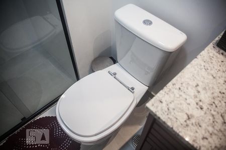 Apartamento à venda com 55m², 2 quartos e 1 vagaDetalhe do banheiro