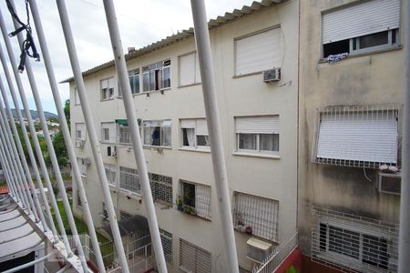 Sala - Vista de apartamento à venda com 1 quarto, 42m² em Jardim Leopoldina, Porto Alegre