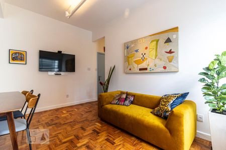 Sala de apartamento à venda com 1 quarto, 45m² em Vila Buarque, São Paulo