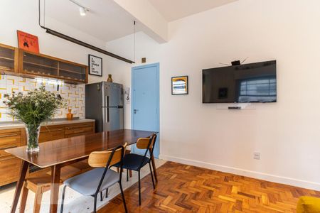 Sala - TV de apartamento à venda com 1 quarto, 45m² em Vila Buarque, São Paulo