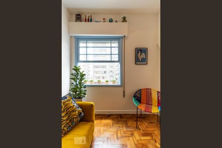 Sala de apartamento à venda com 1 quarto, 45m² em Vila Buarque, São Paulo