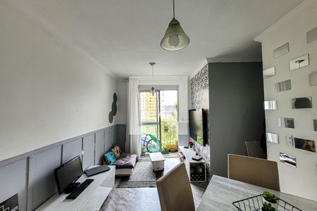 sala de estar/jantar de apartamento à venda com 2 quartos, 50m² em Vila Santa Teresa (zona Sul), São Paulo