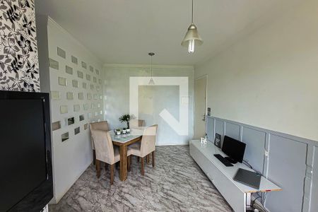 sala de estar/jantar de apartamento à venda com 2 quartos, 50m² em Vila Santa Teresa (zona Sul), São Paulo