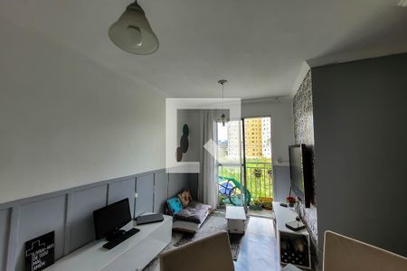 sala de estar/jantar de apartamento à venda com 2 quartos, 50m² em Vila Santa Teresa (zona Sul), São Paulo