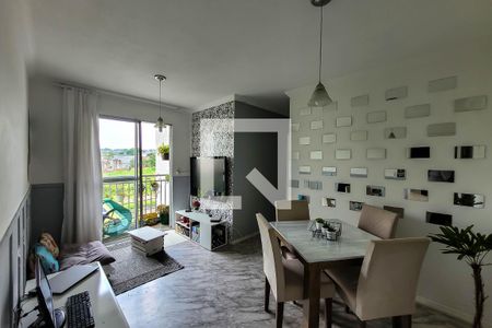 sala de estar/jantar de apartamento à venda com 2 quartos, 50m² em Vila Santa Teresa (zona Sul), São Paulo