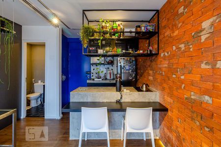 Sala de apartamento para alugar com 1 quarto, 36m² em República, São Paulo