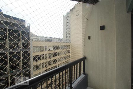 Varanda da Sala de apartamento para alugar com 2 quartos, 70m² em Flamengo, Rio de Janeiro