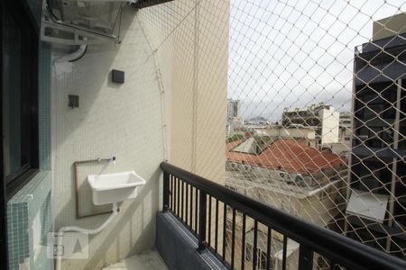 Varanda da Sala de apartamento para alugar com 2 quartos, 70m² em Flamengo, Rio de Janeiro