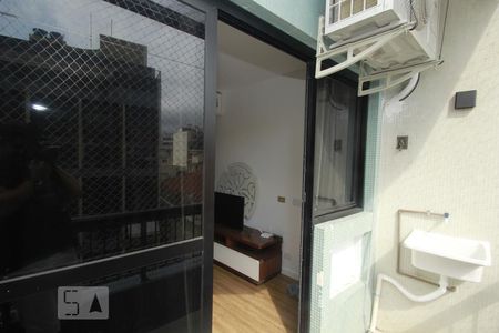 Varanda da Sala de apartamento para alugar com 2 quartos, 70m² em Flamengo, Rio de Janeiro
