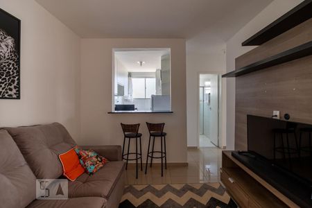 Sala de apartamento para alugar com 2 quartos, 74m² em Castelo, Belo Horizonte