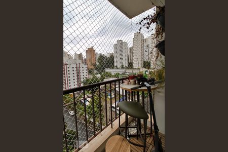 Varanda da Sala de apartamento para alugar com 1 quarto, 35m² em Vila Andrade, São Paulo