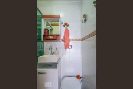 Banheiro da suíte de apartamento à venda com 3 quartos, 95m² em Água Fria, São Paulo