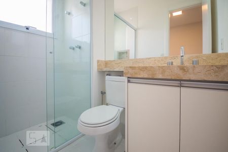 Banheiro da Suíte 1 de apartamento à venda com 3 quartos, 110m² em Parque Prado, Campinas