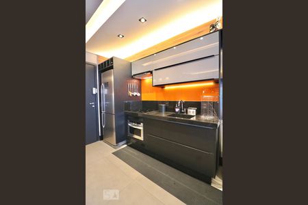 Cozinha de kitnet/studio à venda com 1 quarto, 50m² em Bela Vista, São Paulo