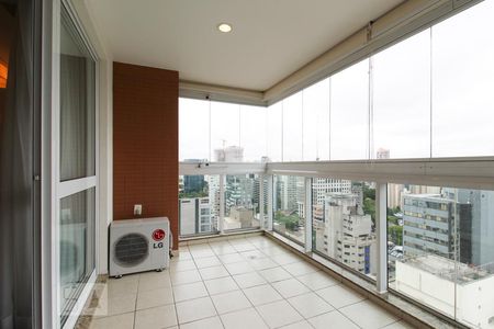 Varanda da Sala de apartamento para alugar com 2 quartos, 93m² em Vila Olímpia, São Paulo