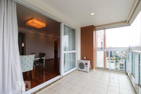 Varanda da Sala de apartamento para alugar com 2 quartos, 93m² em Vila Olímpia, São Paulo