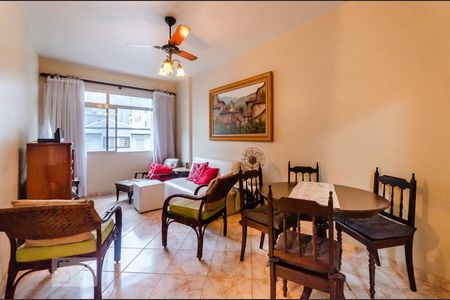 Sala de apartamento para alugar com 1 quarto, 66m² em José Menino, Santos