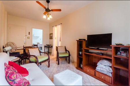 Sala de apartamento para alugar com 1 quarto, 66m² em José Menino, Santos