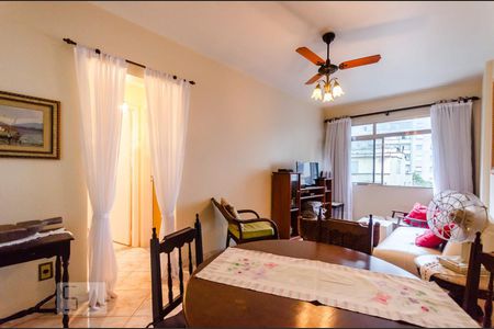 Sala de apartamento para alugar com 1 quarto, 66m² em José Menino, Santos