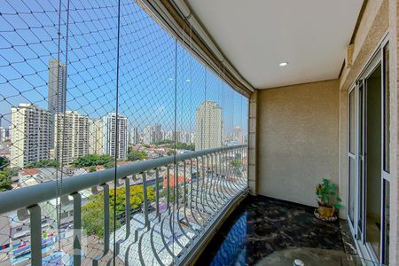 Varanda de apartamento à venda com 3 quartos, 127m² em Vila Gomes Cardim, São Paulo