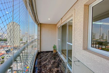 Varanda de apartamento à venda com 3 quartos, 127m² em Vila Gomes Cardim, São Paulo