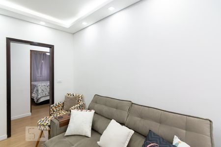 Sala de apartamento à venda com 3 quartos, 73m² em Vila Scarpelli, Santo André