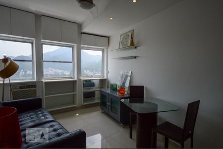 Vista da Sala de apartamento para alugar com 1 quarto, 42m² em Barra da Tijuca, Rio de Janeiro
