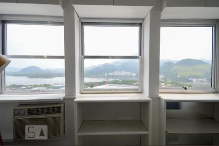 Vista da Sala de apartamento para alugar com 1 quarto, 42m² em Barra da Tijuca, Rio de Janeiro