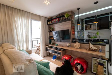 Sala de Estar de apartamento à venda com 2 quartos, 49m² em Imirim, São Paulo