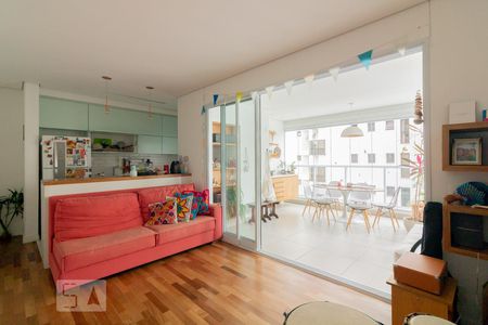 Sala de apartamento para alugar com 2 quartos, 76m² em Moema, São Paulo