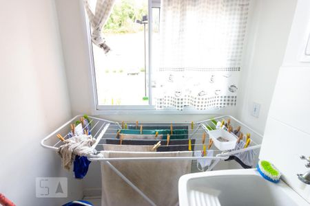 Apartamento para alugar com 34m², 1 quarto e 1 vaga Apartamento para alugar com 34m², 1 quarto e 1 vagaDetalhe - Lavanderia