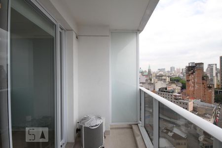 Studio para alugar com 22m², 1 quarto e sem vagaVaranda