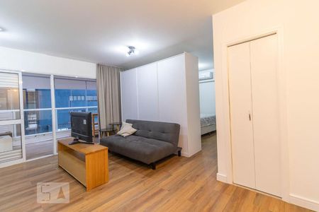 Sala de apartamento para alugar com 1 quarto, 58m² em Pinheiros, São Paulo